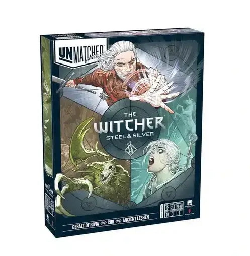Unmatched: The Witcher – Steel & Silver – Strategisches Skirmish Brettspiel | EN