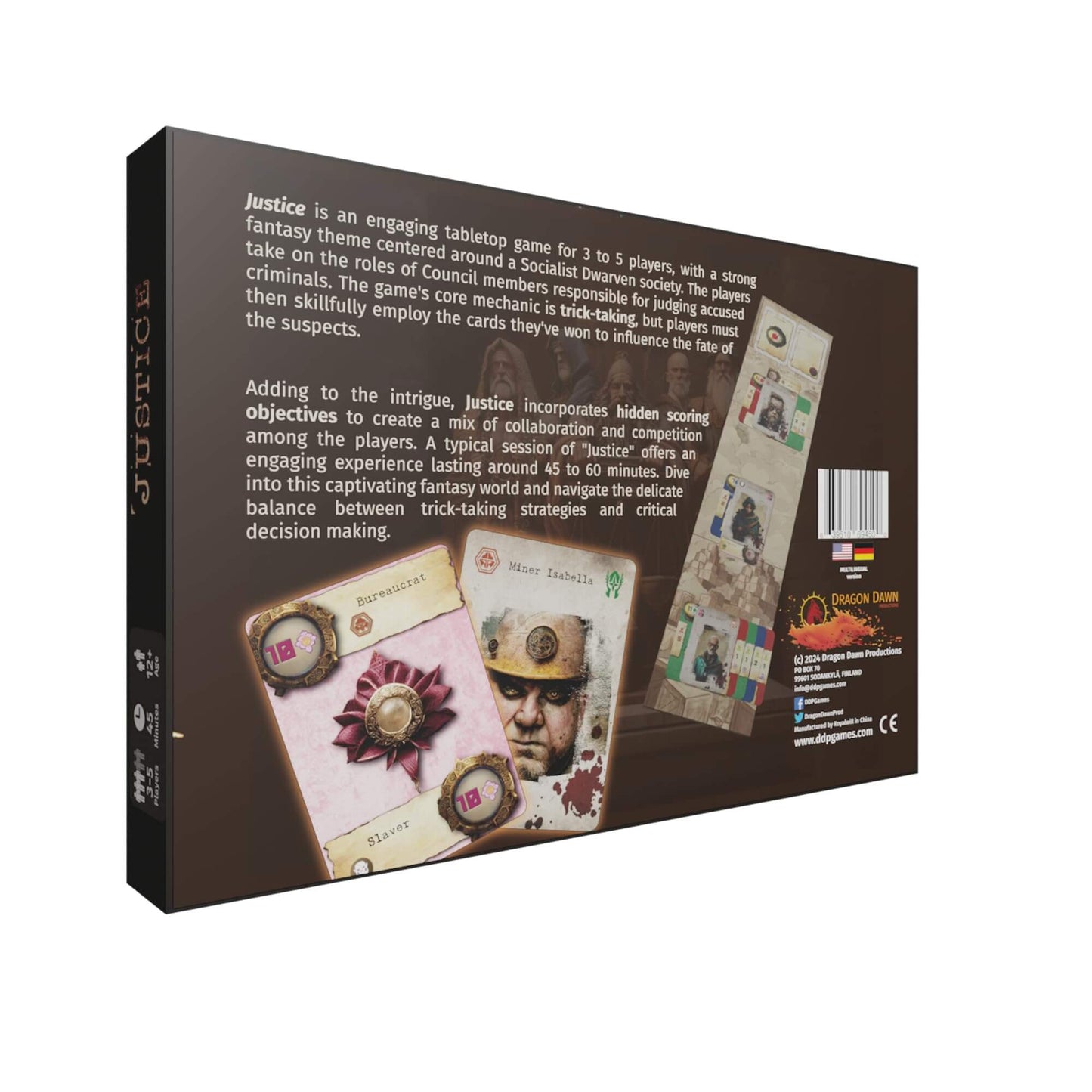 JUSTICE BOARD GAME | FANTASY CARD GAME, STRATEGY AND BLUFF | EN/DE - Game On Board