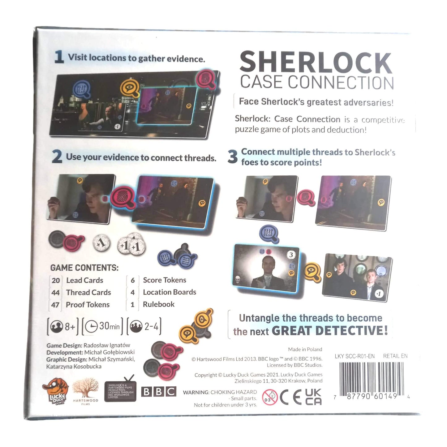 SHERLOCK: CASE CONNECTION | CRIME AND DEDUCTION GAME FOR FAMILIES - Game On Board