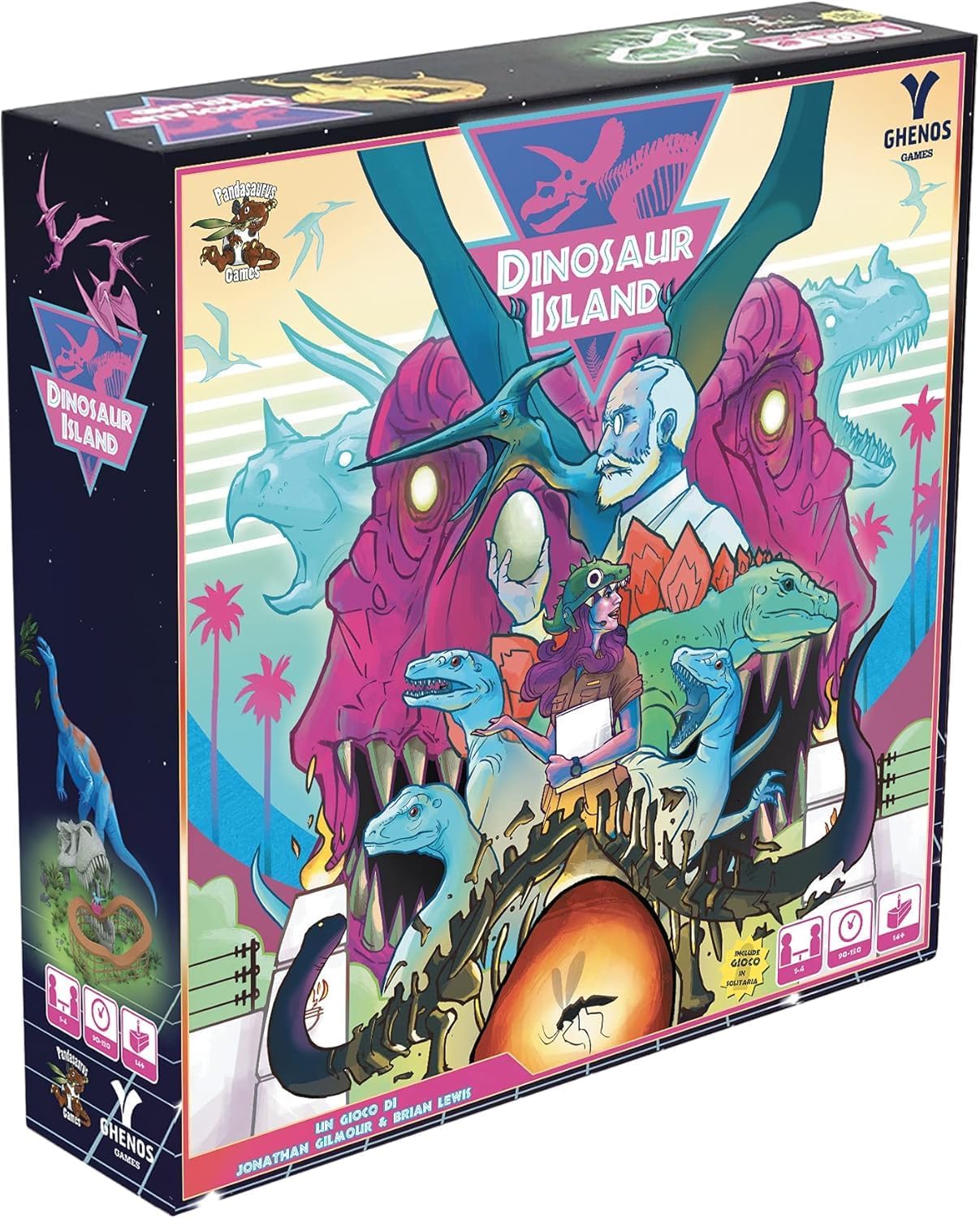 DINOSAUR ISLAND – STRATEGIC BOARD GAME WHERE YOU MANAGE YOUR OWN DINOSAUR PARK | IT - Game On Board