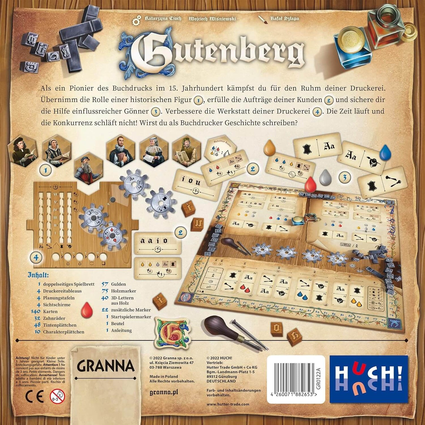 GUTENBERG | ENGLISH/POLISH EDITION - Game On Board