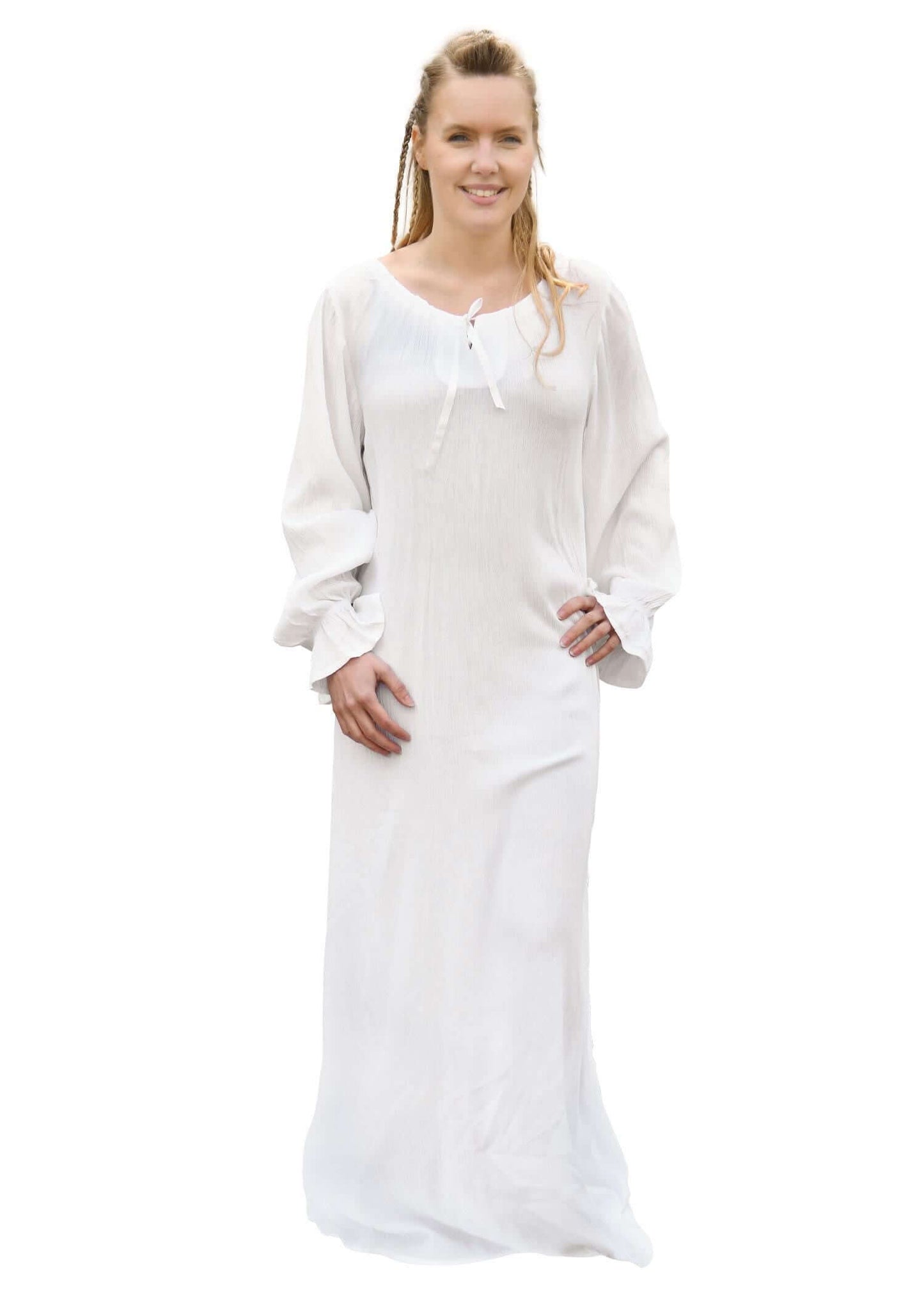 MEDIEVAL LARP UNDERSKIRT - WHITE - Game On Board