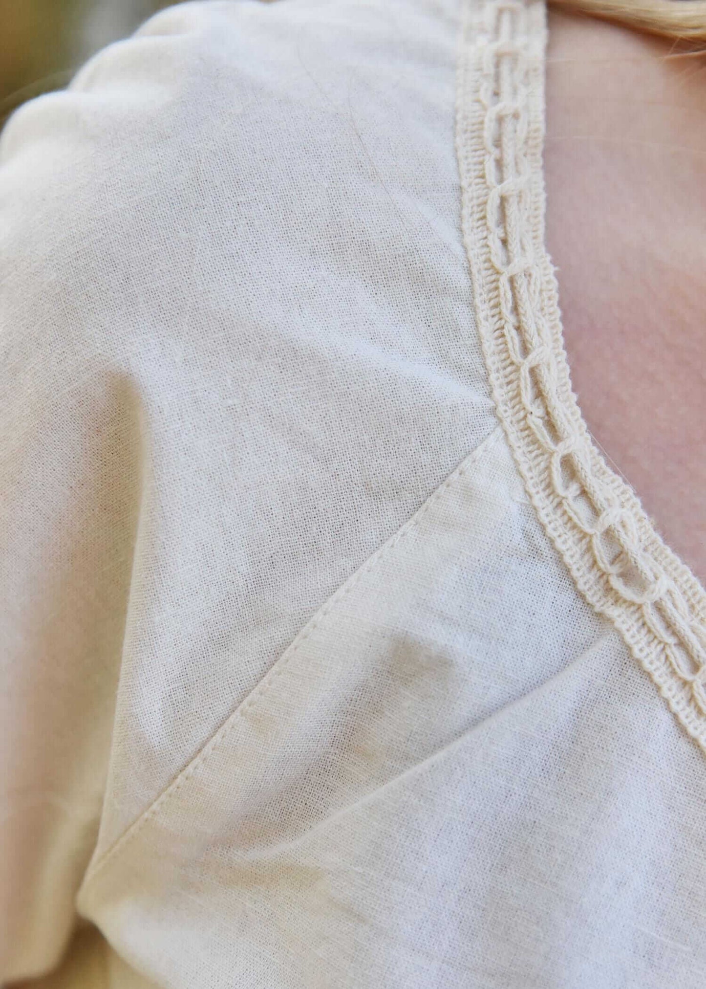 MEDIEVAL SHORT-SLEEVED BLOUSE FOR LARP - WHITE - Game On Board