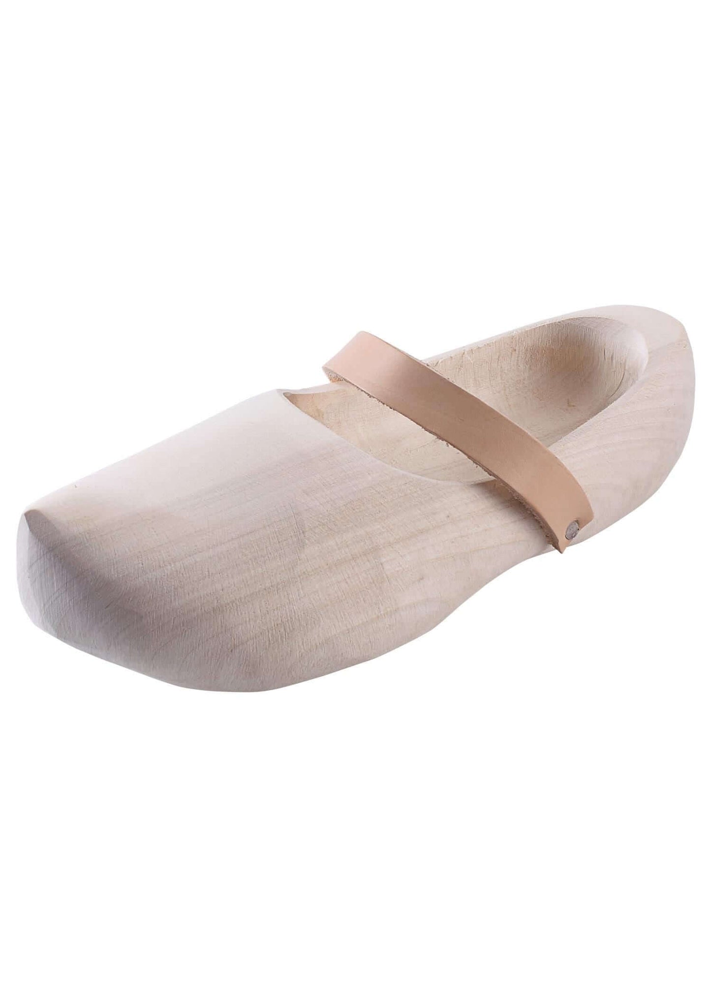 WOODEN FARMER SHOES FOR LARP - WITH LEATHER STRAP - Game On Board
