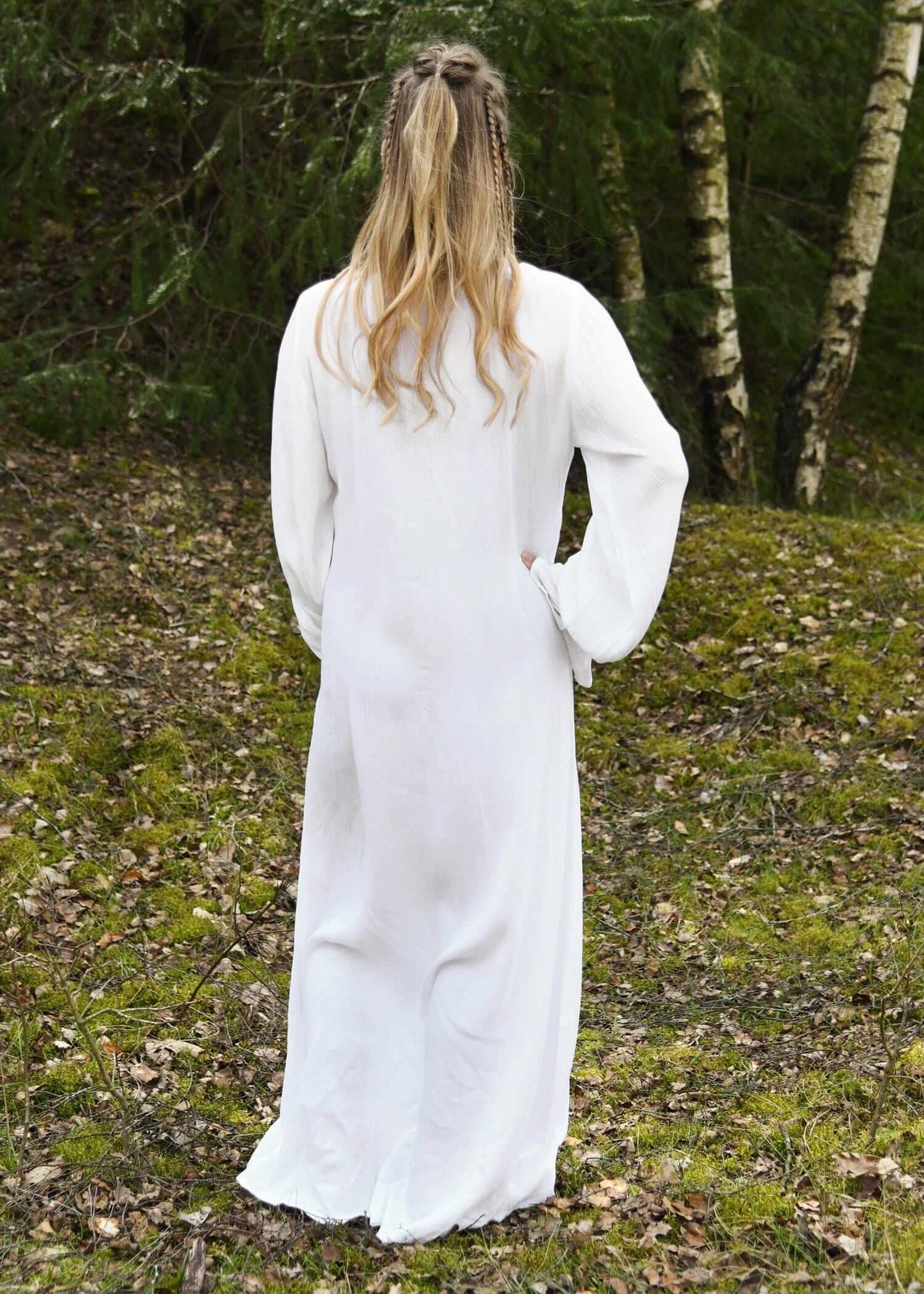 MEDIEVAL LARP UNDERSKIRT - WHITE - Game On Board