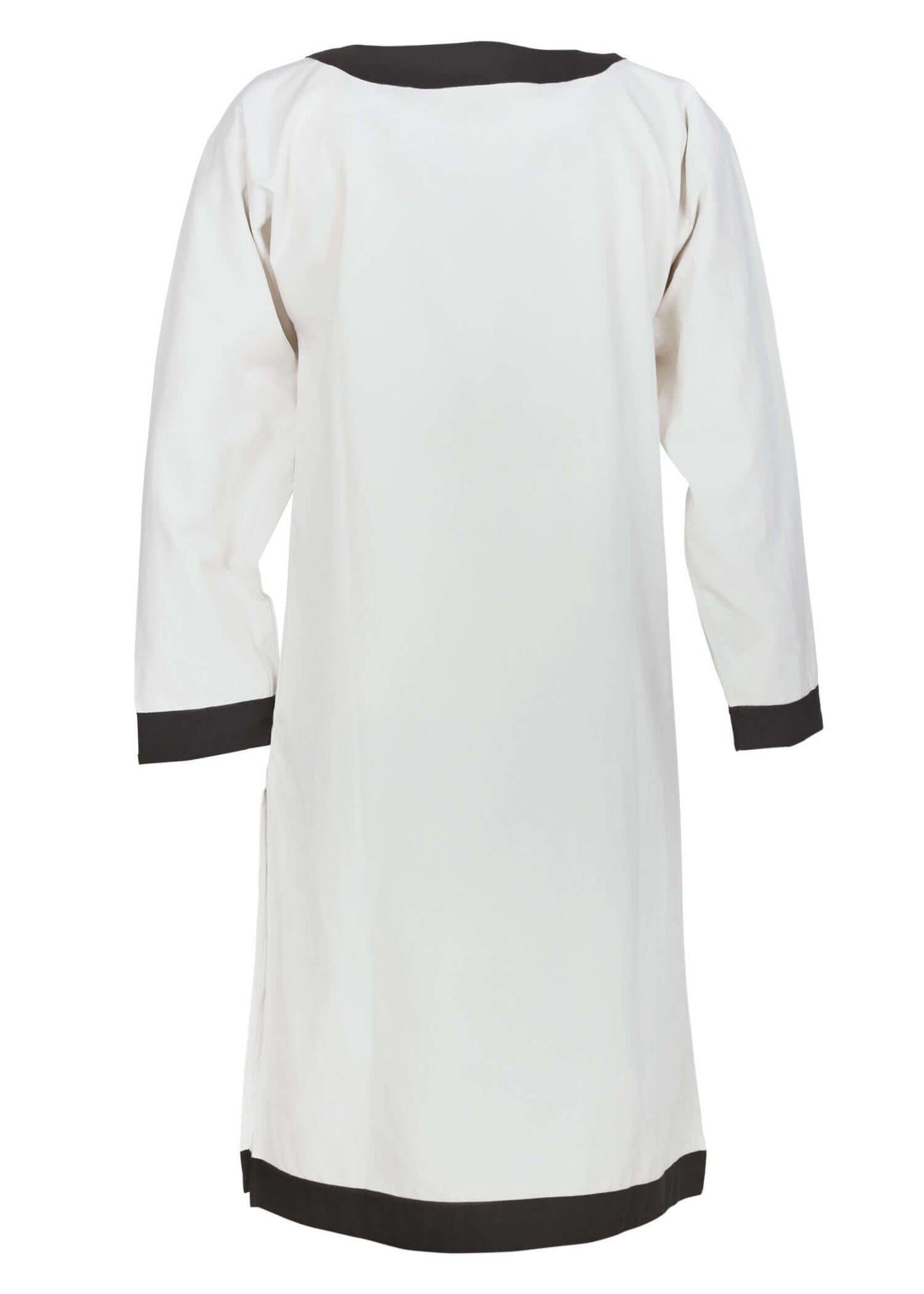 EARLY MEDIEVAL TUNIC FOR LARP WHITE/BROWN - Game On Board