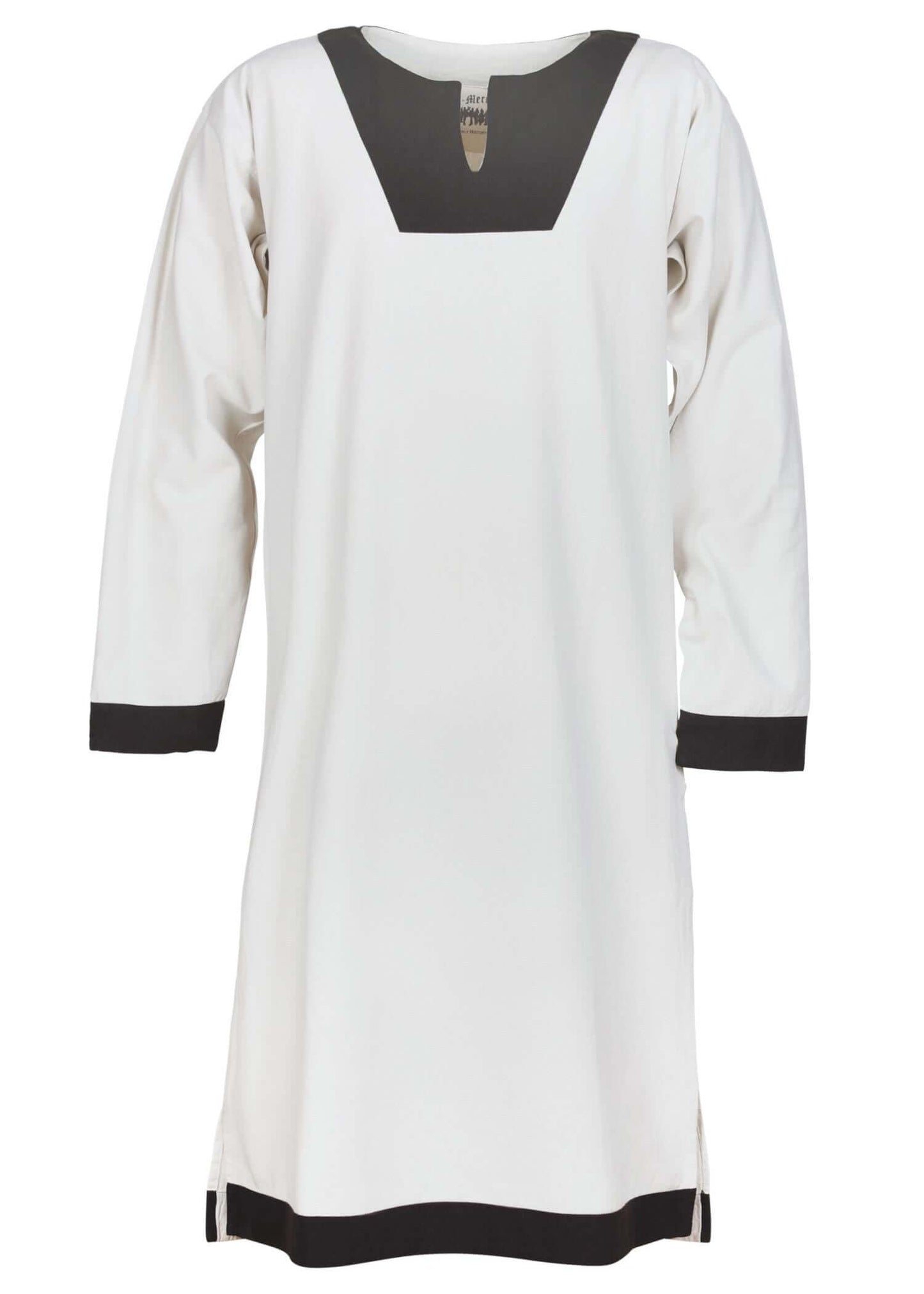 EARLY MEDIEVAL TUNIC FOR LARP WHITE/BROWN - Game On Board