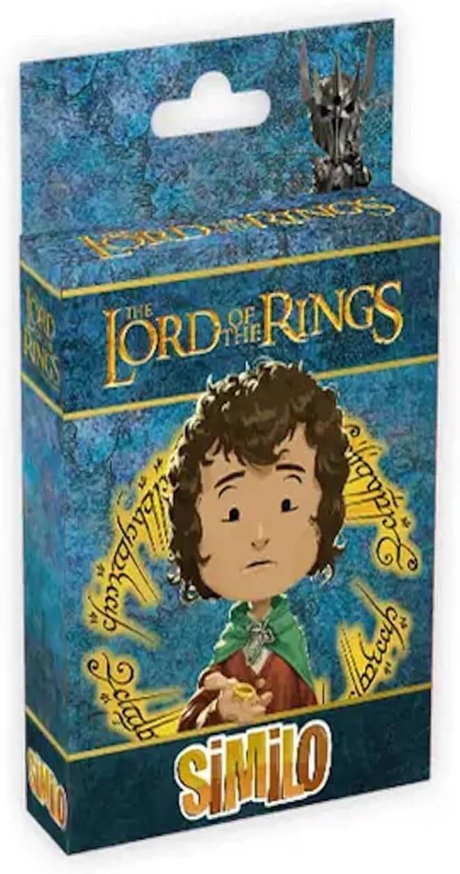 Similo: The Lord of the Rings cooperative card game packaging featuring a character illustration.