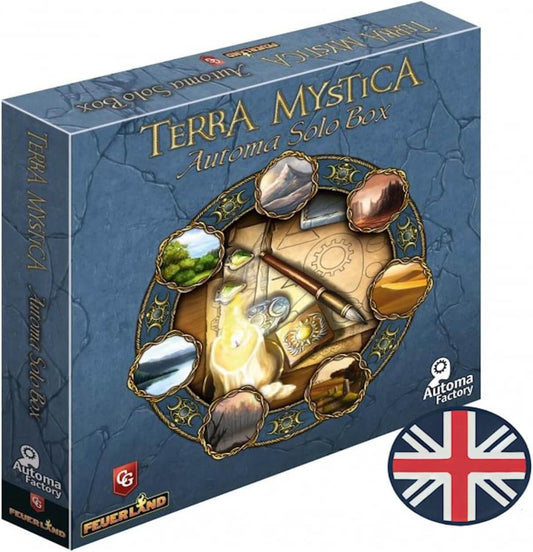 Terra Mystica: Automa Solo Box board game featuring advanced Automa system for solo play.